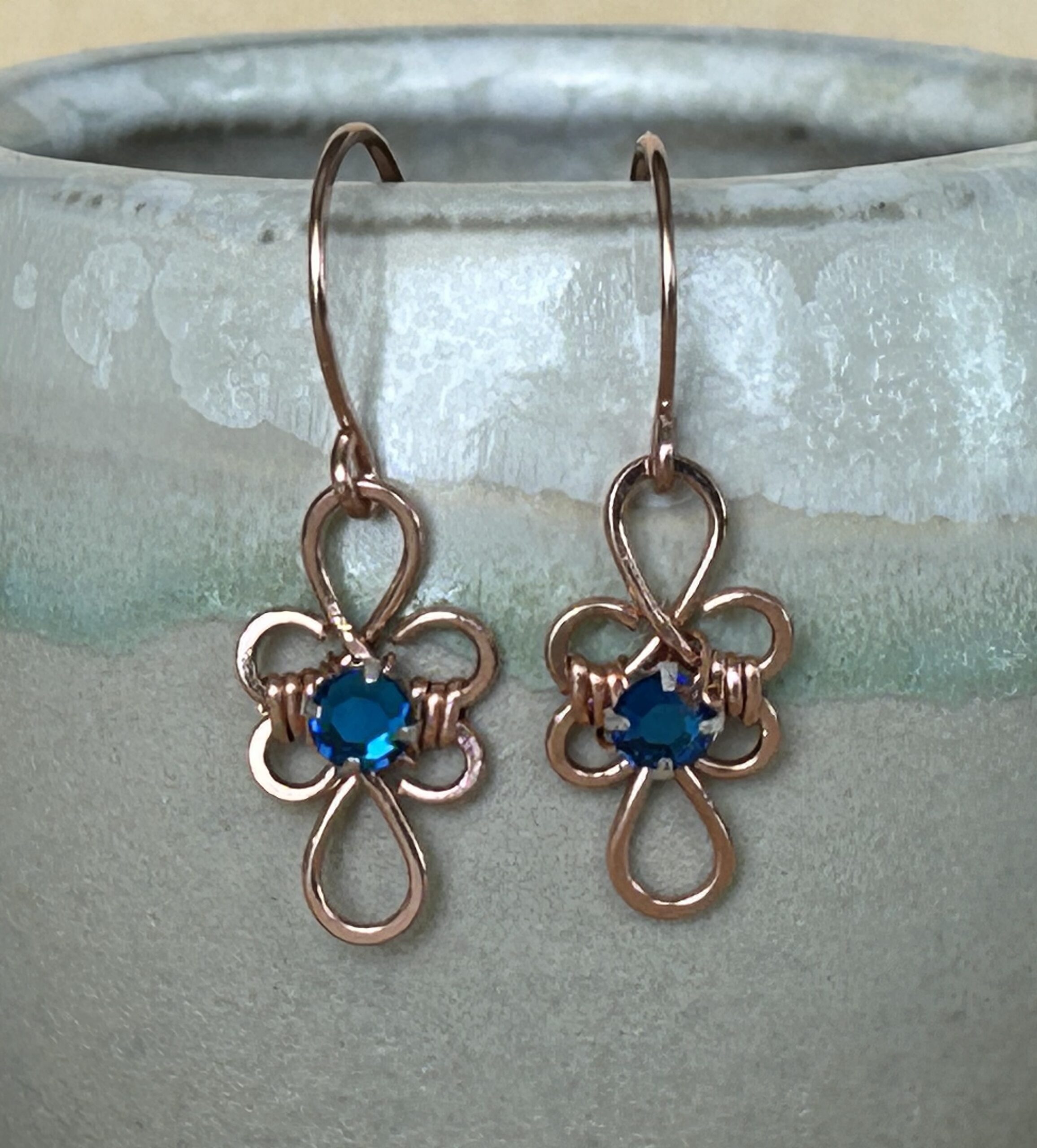 Rose Montee earrings